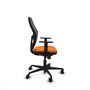 PIQUERAS Y CRESPO Silla de oficina Jorquera Naranja y Negro