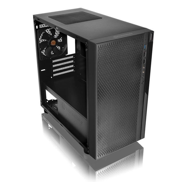 Thermaltake Versa H18 Window Black Caja Micro-Torre Negra sin Fuente con Ventana USB 3.0 USB 2.0 HD Audio