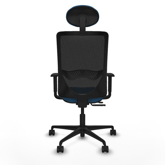 PIQUERAS Y CRESPO Silla de oficina Zulema Azul claro/Negro