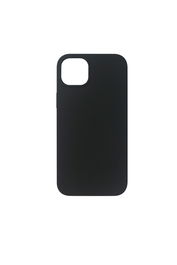 eSTUFF Funda de Silicona Sedosa para iPhone 14 Plus Negra