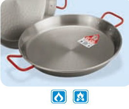 Paelleras El Cid Paellera Valenciana de Hierro, 28 cm