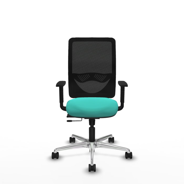PIQUERAS Y CRESPO Silla de oficina Zulema con mecanismo Sincro/Traslack, Turquesa y Negro PIQUERAS Y CRESPO Silla de oficina Zulema con mecanismo Sincro/Traslack, Turquesa y Negro