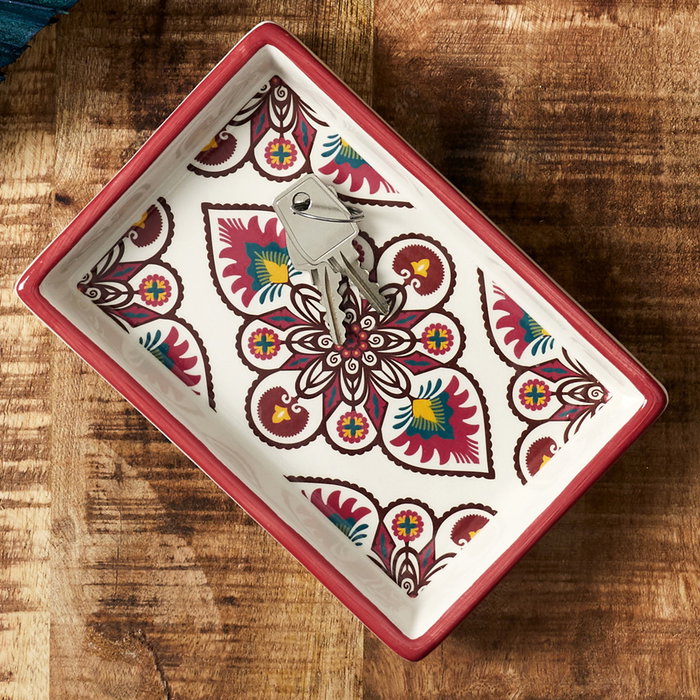 Home Deco Factory Vaciabolsillos Jaipur Market Cerámica 16x11 cm Home Deco Factory Vaciabolsillos Jaipur Market Cerámica 16x11 cm