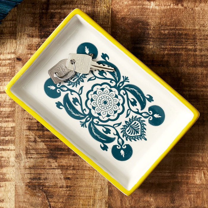 Home Deco Factory Vaciabolsillos Jaipur Market Cerámica 16x11 cm Home Deco Factory Vaciabolsillos Jaipur Market Cerámica 16x11 cm