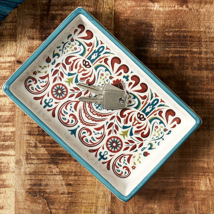 Home Deco Factory Vaciabolsillos Jaipur Market Cerámica 16x11 cm Home Deco Factory Vaciabolsillos Jaipur Market Cerámica 16x11 cm