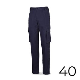 Marca Pantalón Strech 588pbsam/40 Azul Marino Talla 40 98% Algodón 2% Elastano 240g