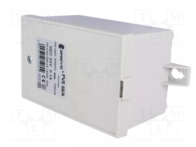 BREVE TUFVASSONS Transformador de protección 50VA 230VAC 24V IP54 BREVE TUFVASSONS Transformador de protección 50VA 230VAC 24V IP54