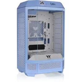 Thermaltake The Tower 300 CA-1Y4-00SFWN-00 Gabinete PC Micro-ATX Mini Torre sin Fuente, Azul Hortensia