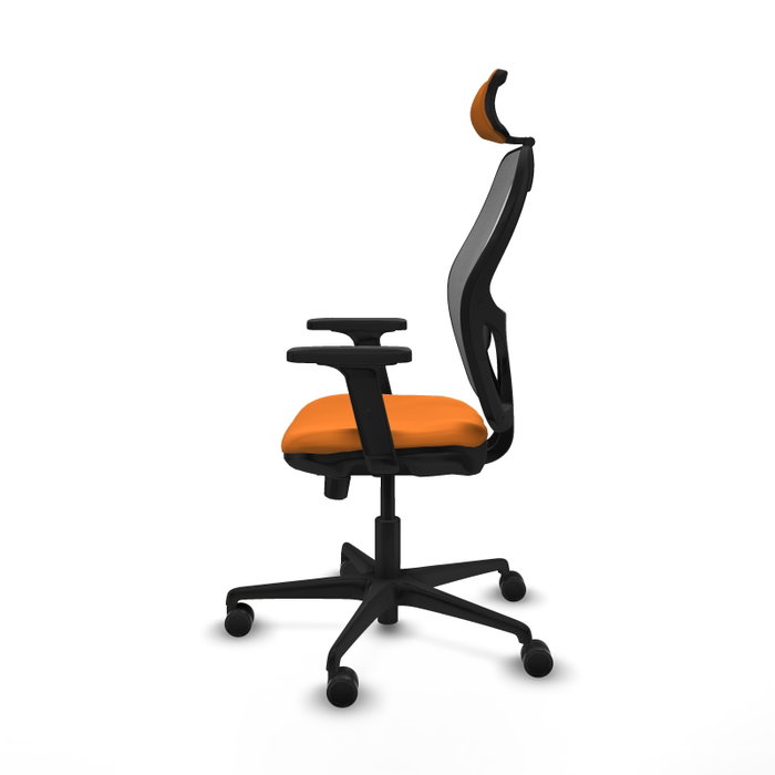 PIQUERAS Y CRESPO Silla de oficina Jorquera Naranja y Gris PIQUERAS Y CRESPO Silla de oficina Jorquera Naranja y Gris