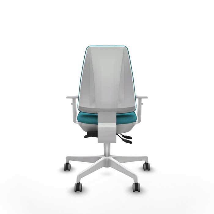PIQUERAS Y CRESPO Silla de oficina Elche con mecanismo Asincro color Turquesa