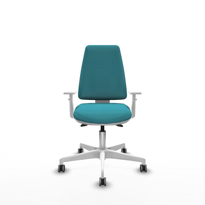 PIQUERAS Y CRESPO Silla de oficina Elche con mecanismo Asincro color Turquesa