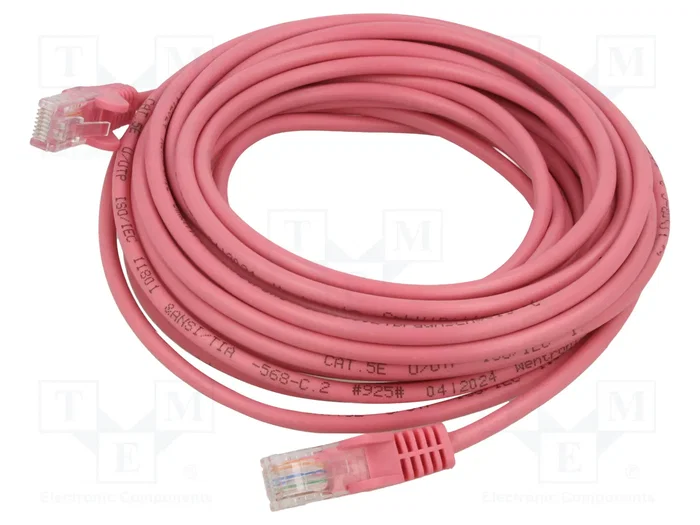 GOOBAY Cable Patch Cord Cat 5e U/UTP 7,5m Rosa GOOBAY Cable Patch Cord Cat 5e U/UTP 7,5m Rosa