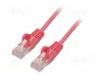 GOOBAY Cable Patch Cord Cat 5e U/UTP 7,5m Rosa