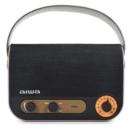 Aiwa RBTU-600 Altavoz Monofónico Portátil Beige y Negro