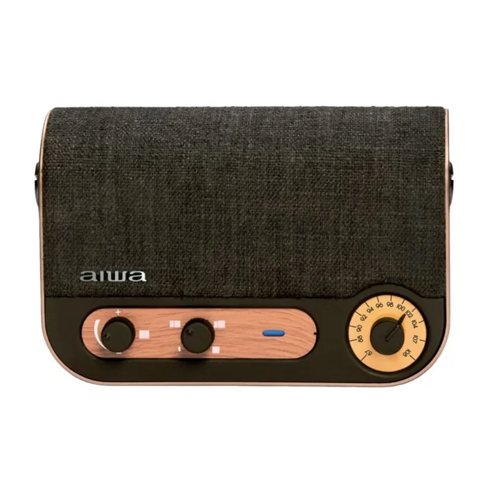 Aiwa RBTU-600 Altavoz Portátil Vintage Beige y Negro