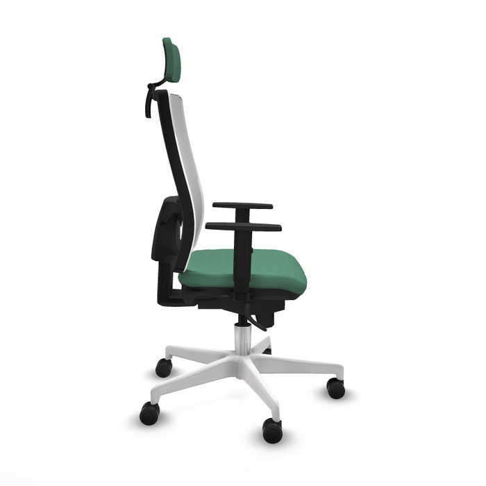 PIQUERAS Y CRESPO Silla de oficina Horna Verde esmeralda y Blanco PIQUERAS Y CRESPO Silla de oficina Horna Verde esmeralda y Blanco