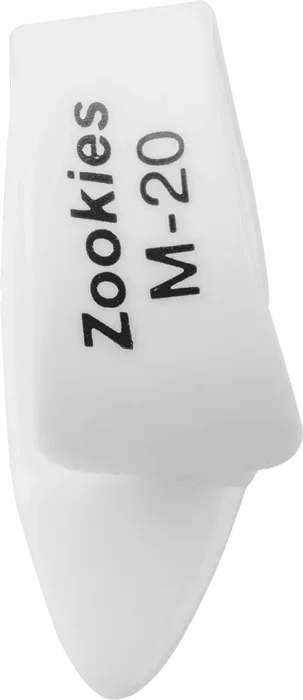 DUNLOP Púas Pulgar Zookies? Medium / Ángulo 20º - Pack 12 Unidades