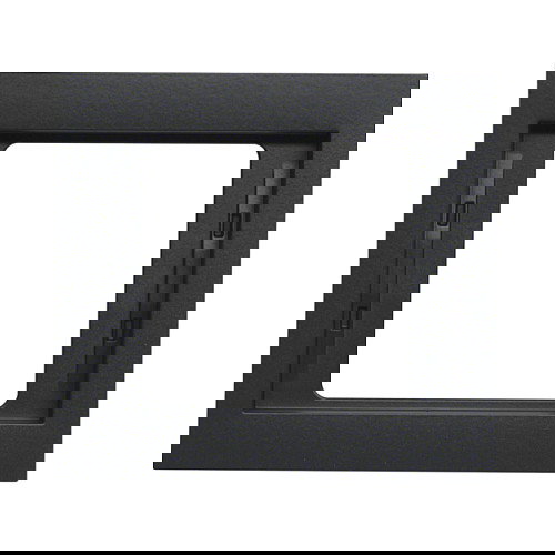 Hager 13137006 Marco para mecanismo 1 gang, color antracita mate, termoplástico, pack de 10 unidades