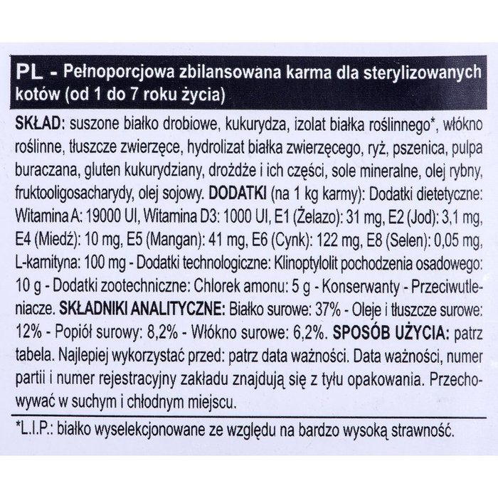 Royal Canin Feline Sterilised 37 4kg