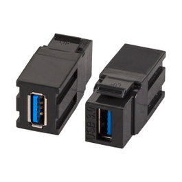 EFB Elektronik Adaptador Keystone USB 3.0 A - A EB537V2 Negro