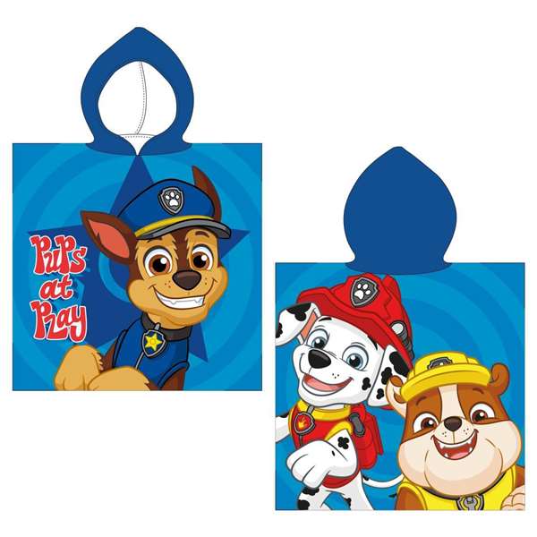 Cerdá Poncho Microfibra Paw Patrol 50x115 cm Cerdá Poncho Microfibra Paw Patrol 50x115 cm
