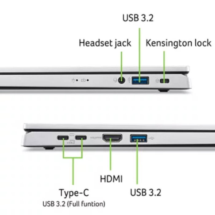 Laptop Acer NX.J73EB.001 39" 8 GB RAM 128 GB SSD