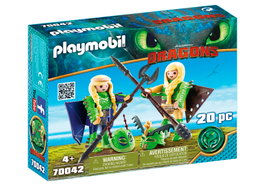 PLAYMOBIL Chusco y Brusca con Traje Volador