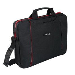 Esperanza Maletín Toploader SALERNO 15.6 pulgadas Negro, Rojo