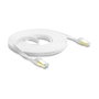 DeLOCK Cable Ethernet Plano Cat.8.1 U/FTP 5 m Blanco