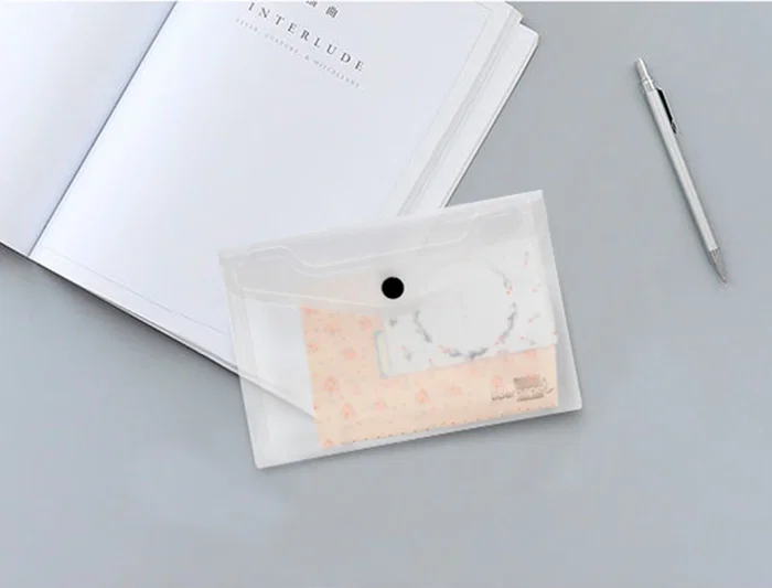 Liderpapel 44224 Carpeta Dossier Polipropileno DIN A7 Color Transparente