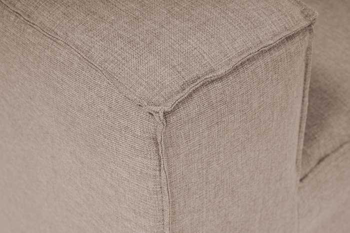 Atelier Del Sofa Sofá de 1 Plaza Marrón - Lino, Marco de Hornbeam, Comodidad Inigualable y Diseño Elegante - 107x66x105 cm