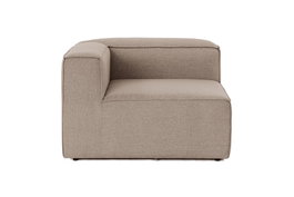 Atelier Del Sofa Sofá de 1 Plaza Marrón - Lino, Marco de Hornbeam, Comodidad Inigualable y Diseño Elegante - 107x66x105 cm