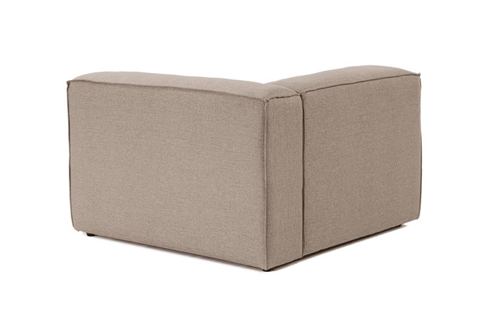 Atelier Del Sofa Sofá de 1 Plaza Marrón - Lino, Marco de Hornbeam, Comodidad Inigualable y Diseño Elegante - 107x66x105 cm