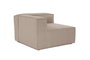 Atelier Del Sofa Sofá de 1 Plaza Marrón - Lino, Marco de Hornbeam, Comodidad Inigualable y Diseño Elegante - 107x66x105 cm