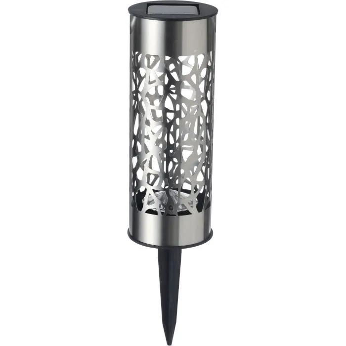 Galix G4445 Terminal Solar de Acero Inoxidable para Instalar o Plantar, 28 cm, Blanco Cálido Galix G4445 Terminal Solar de Acero Inoxidable para Instalar o Plantar, 28 cm, Blanco Cálido