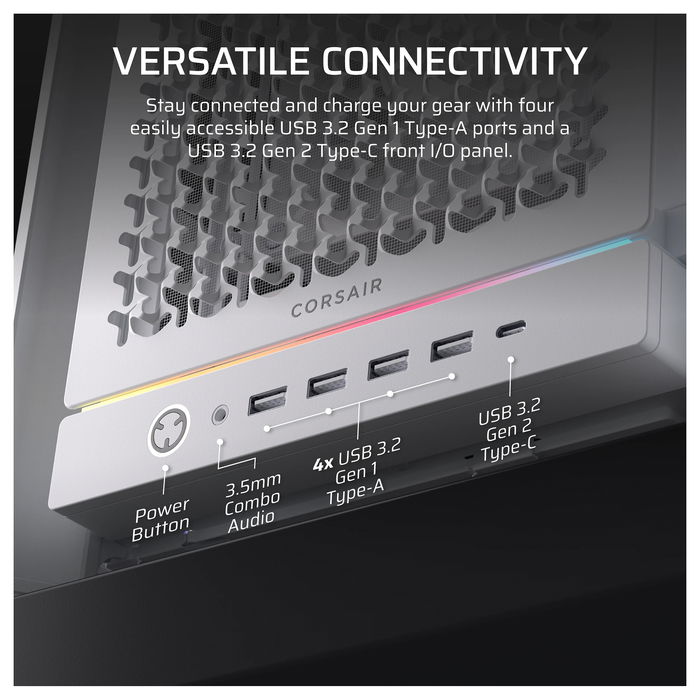 Corsair 5000D RS Caja Gaming Midi Tower ATX Blanca