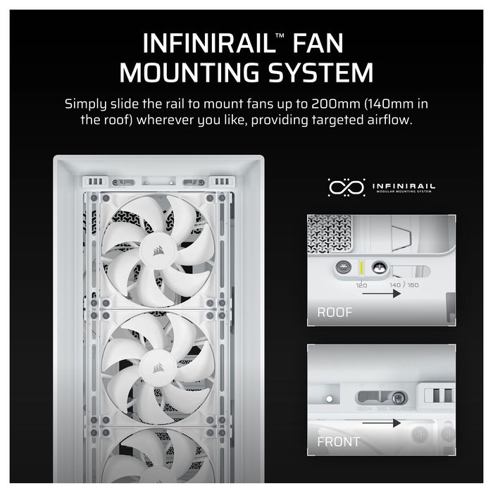 Corsair 5000D RS Caja Gaming Midi Tower ATX Blanca