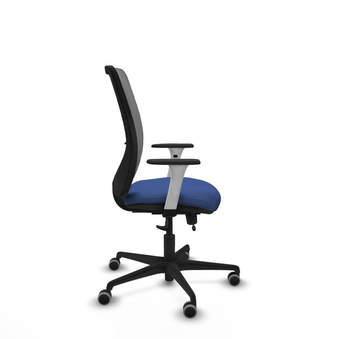 PIQUERAS Y CRESPO Silla de oficina Zulema con mecanismo Sincro/Traslack, Azul marino y Gris PIQUERAS Y CRESPO Silla de oficina Zulema con mecanismo Sincro/Traslack, Azul marino y Gris