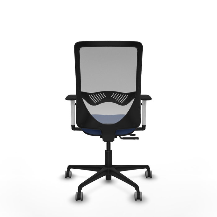 PIQUERAS Y CRESPO Silla de oficina Zulema con mecanismo Sincro/Traslack, Azul marino y Gris PIQUERAS Y CRESPO Silla de oficina Zulema con mecanismo Sincro/Traslack, Azul marino y Gris