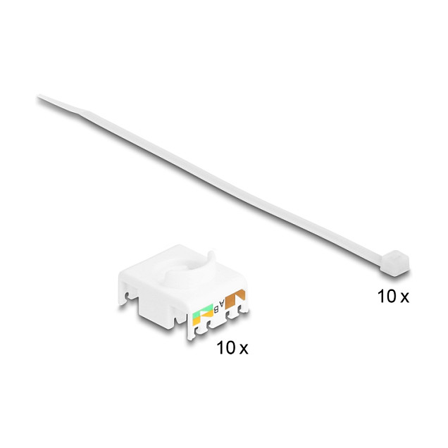 DeLOCK 88113 Módulo Keystone RJ45 hembra a LSA Cat.6A montaje sin herramientas azul (10 piezas)