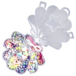 Jeux 2 momes Caja De 150 Cuentas Infantil Sirena Unicornio Modelos Surtidos