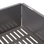 Emuca Kit Quartz de cajón metálico y bastidor regulable, Acabado Titanio, Módulo 70cm