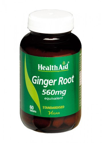 HEALTH AID Jengibre (GINGER root) raíz 60 comp.