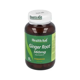 Health Aid Jengibre (Ginger Root) Raíz 60 Comprimidos