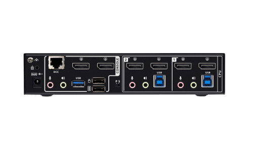 ATEN CS1942DPA Conmutador KVM de doble monitor con 2 puertos USB 3.0 y DisplayPort 8K