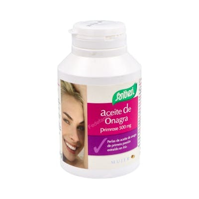 SANTIVERI Aceite De Onagra 220 Perlas | Ácidos grasos poliinsaturados para bienestar menstrual y piel SANTIVERI Aceite De Onagra 220 Perlas | Ácidos grasos poliinsaturados para bienestar menstrual y piel