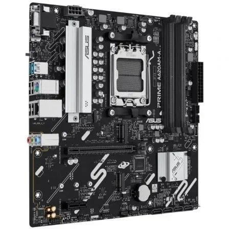 ASUS PRIME A620AM-A-CSM Placa Base Socket AM5 Chipset A620A Micro ATX con DDR5 PCIe 4.0 Ranura M.2 Hasta 64 Gbps 90MB1MY0-M0EAYC ASUS PRIME A620AM-A-CSM Placa Base Socket AM5 Chipset A620A Micro ATX con DDR5 PCIe 4.0 Ranura M.2 Hasta 64 Gbps 90MB1MY0-M0EAYC
