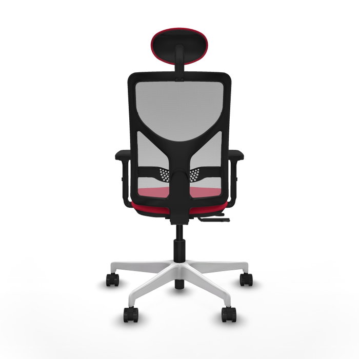 PIQUERAS Y CRESPO Silla de oficina Motilla con mecanismo Sincro/Traslack, Rojo y Gris PIQUERAS Y CRESPO Silla de oficina Motilla con mecanismo Sincro/Traslack, Rojo y Gris