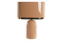 DKD Home Decor Lámpara de sobremesa de hierro lacado rosa y dorado