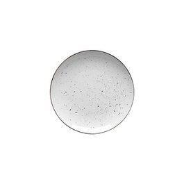 Porvasal Plato llano Dots, porcelana, vajilla, 21 cm (Set de 24)